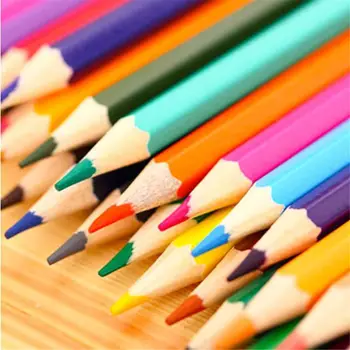 12pcs/set de Lápices de Colores de Madera Set de Mini No Tóxico HB Colorido de Plomo de Pintura Estándar Boceto de la Pluma de Dibujo de la Herramienta de Pintura