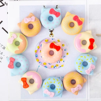 18packs/lote Creativo Arco Gato Donut Borrador Kawaii Sationery Conjunto de Papeleria Ceativa Regalo Borrador para la muchacha de los niños a Favor de Boracha