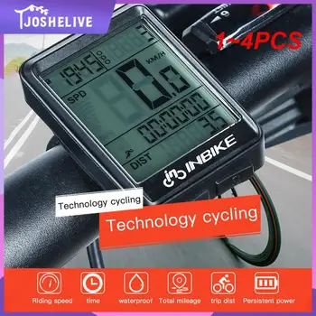 1~4PCS Impermeable de la Bicicleta Equipo Inalámbrico Y por Cable de MTB Bicicleta Ciclismo Odómetro Cronómetro Velocímetro, Reloj del LED Digital de la Tasa de