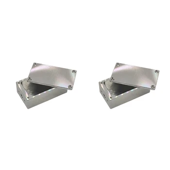 2X CNC de Aluminio de la Cáscara de Blindaje de la Caja de RF Cuadro de Interferencia a Prueba de Caja de Metal