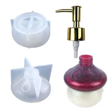 3D Botella de Molde Fácil de Liberación de Molde Para la Prensa del Dispensador de la Botella de BRICOLAJE del Hogar DIY Molde Para el Detergente de lavar con Champú de Lavado del Cuerpo