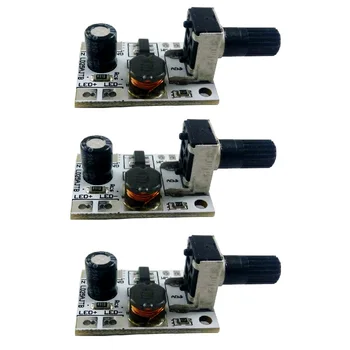 3PCS 20W 6-25V Multifunción de la Manija de Ajuste del Controlador de LED Módulo Controlador PWM DC-DC Step-down de la Corriente Constante del Convertidor de