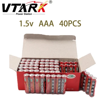 40pcs de Alta calidad AA AAA de 1,5 V de carbono de la batería de Juguete de control Remoto de la batería Caja Fuerte a prueba de explosión mercurio No más poder