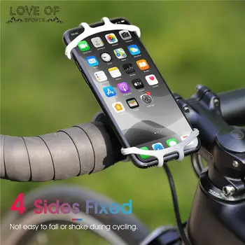 5 Colores de la Bicicleta del Teléfono Móvil de Montaje Anti-slip Motocycle Manillar Teléfono Inteligente Titular Para Todos los Smartphones Accesorios para Bicicletas