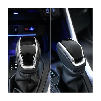 ABS Interior de marchas a la Cabeza Cubierta de guarnición para Toyota RAV4 XA50 2019 2020 Coche Estilo de Engranajes de la Cabeza de la Palanca de Cambio de la Tapa de la Perilla B