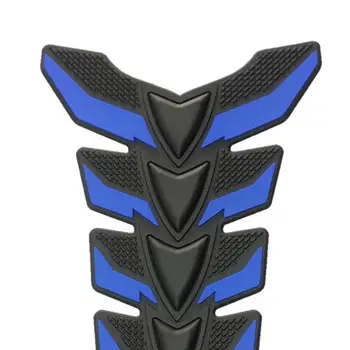 Azul 3D de Goma de la Motocicleta Modificada del Tanque de Aceite Decal Sticker