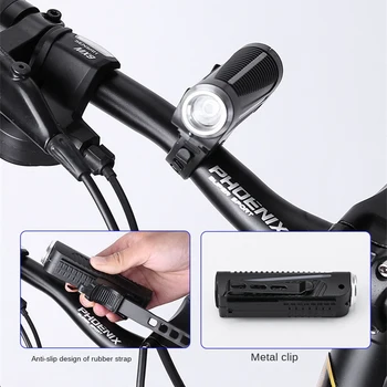 Bicicleta Luz Delantera Portátil Anti Deslumbramiento Ciclismo Faro IPX6 Impermeable USB de Carga de la Lámpara de la Bici Ciclismo Accesorios