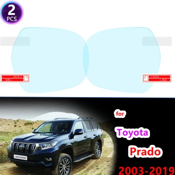 Cubierta completa de la Película Protectora para Toyota Land Cruiser Prado 120 150 J120 J150 2003~2019 Espejo Retrovisor Coche Impermeable Anti-Niebla Película