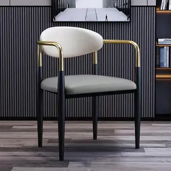 De madera Ergonómico de Relax Sillas de Comedor de Diseño de Salón de Lujo de la Cómoda Silla de Oficina Equipo Moderno Cadeira Muebles de Diseño XY50DC