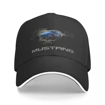 Ford Mustang GT Logotipo Emblema de Diseño (Azul Negro) Gorra de Béisbol Masculino Sombrero de Sol Para los Niños Nuevos En El Sombrero de los Hombres de la Tapa de la Mujer