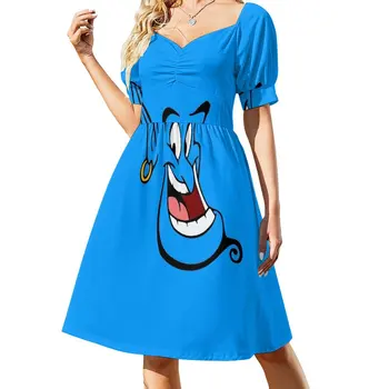 Genie Aladdinfunny tee Vestido de cumpleaños de vestidos para mujeres ropa suelta vestido de verano vestido de verano para las mujeres 2023