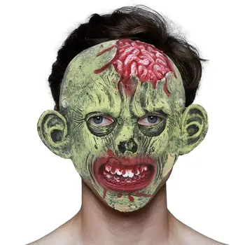 Halloween Cara Cubierta de la Cabeza Completa de Terror en 3D de Halloween Máscara de Zombie Aterrador Máscaras de Terror de Halloween Espeluznante Zombie Completa en la Cara de la Cubierta