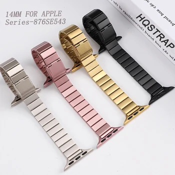 Las mujeres de Metales de la Banda de Reloj de Apple Watch 7 8 41 mm 45 mm Correa para el Iwatch de la Serie 6 5 4 SÍ 3 42 mm 38 mm 44 mm 40 mm Slim Bandas de Pulsera