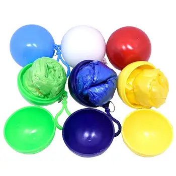 Lluvia De Emergencia Pequeño Poncho De Lluvia Impermeable Balón Al Aire Libre Suministros