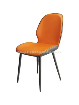 Luz nórdica de lujo silla de comedor hogar moderno simple tocador de Maquillaje heces clávela hotel restaurante de mesa y silla