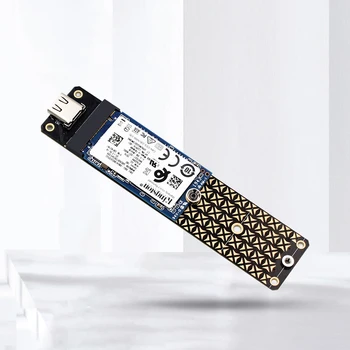 M. 2NGFF de Disco de Estado Sólido SSD Para el Adaptador USB de 10 Gbps de Velocidad de M. 2 NGFF Disco Duro Adaptador de JMS580 Chip para 2230/2242/2260/2280 SSD