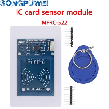 MFRC-522 RC-522 RC522 de la Antena de RFID IC del Módulo Inalámbrico Para Arduino IC CLAVE SPI Escritor del Lector de la Tarjeta de IC de la Proximidad del Módulo