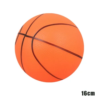 Mini Baloncesto de los Deportes de Espesor de Juguete de Regalo de 16 cm/6.3 pulgadas Bola de Interior/al aire libre Inflable Inflable de los Niños del PVC de Goma Purpúreo
