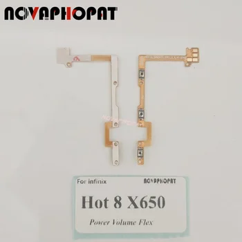 Novaphopat De Infinix Caliente 8 X650 Encendido Apagado Subir Volumen Bajar De La Cinta De Alimentación Botón Flex Cable