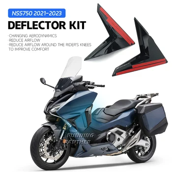 Nueva NSS750 Motocicleta Deflector de Aire Negro Kit de Ajuste Para Honda nss 750 2021 2022 Spoiler Agregar-en Spoiler Lado
