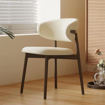 Nórdico Moderno Sillas de Comedor de Diseño del Hogar de Lujo Creativo Sillas de Comedor Minimalista y Relajante Cadeira de Muebles de Hogar WZ50DC