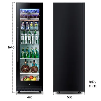 Odino Bebidas frías del Refrigerador-188L Capacidad Independiente con Puerta de Vidrio de Soda Cerveza - Compacto Bebida de la Nevera de la Cocina de la oficina