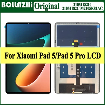 Original De Xiaomi Pad 5 LCD 21051182G, 21051182C Pantalla de Matriz con Digitalizador de Pantalla Táctil Para MI Pad 5 Pro M2105K81AC LCD