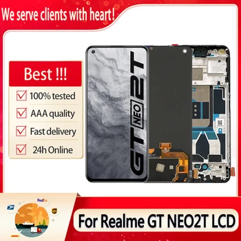 Original Para Realme GT Neo2T RMX3357 Pantalla LCD de Pantalla Táctil Digitalizador Asamblea de Reemplazo 6.43