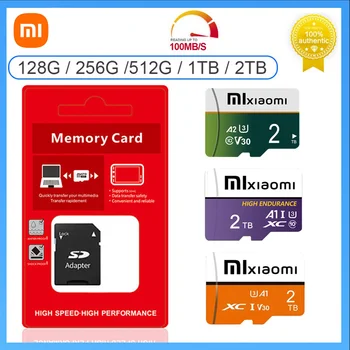 Original Xiaomi 2 TB Micro de 1 tb, Tarjeta SD, Tarjeta de Memoria TF/Tarjeta SD DE 128 256 512 GB Mini Tarjeta de Memoria Clase 10 Para Cámara/Teléfono