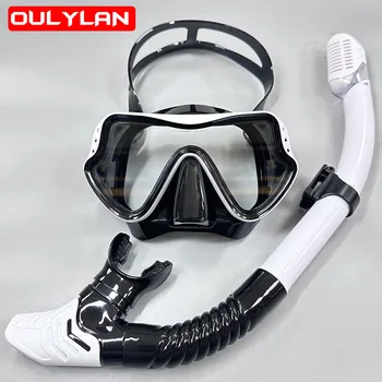 Oulylan Nuevo Profesional de Snorkel Máscara de Buceo y Snorkel Gafas Gafas de Buceo Natación Aliento Set de tubos de Snorkel Máscara de Natación