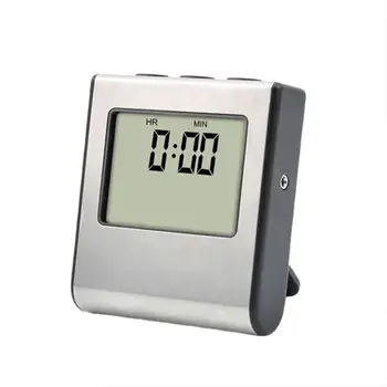 Thermopro TP16 LCD Digital de la Cocción de los Alimentos Termómetro de BARBACOA de Carne Termómetro Para Horno Ahumador Reloj Temporizador con Sonda de Acero Inoxidable