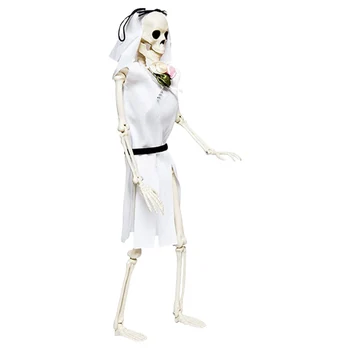 15.75 EN el Miedo de Plástico Esqueleto de Halloween Esqueleto de la Cabeza y los Brazos de los Huesos de Modelo para Patio Jardín Patio Fiesta de Halloween Decoración