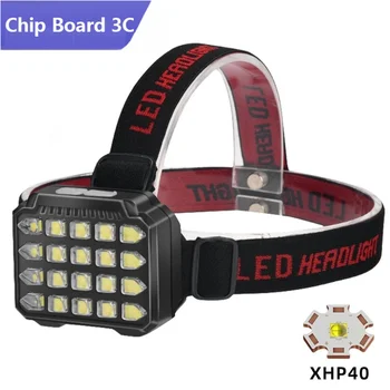 De alta Potencia de 20*XHP40 proyector de LED Multi-función de Linterna de Pesca de la Luz de la Lámpara de Camping Luz de Cabeza Nitecore
