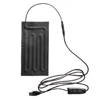 La Fibra de carbono Almohadilla de Carga USB el Vientre de la Cintura alfombra de Calentamiento Temperatura Ajustable de la Ropa Almohadillas de Calefacción Para el Cuello Y la Espalda