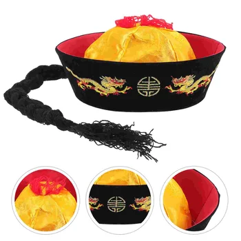 Ropa Vintage Hanfu Sombrero De Rendimiento Creativo Decoración De Cosplay Tocado Tradicional Festivo Arnés De Lana