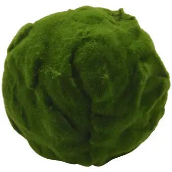 Verde Musgo Artificial, Bolas Decorativas, Musgo de las Piedras de la Vegetación de la Planta de la Bola de la Decoración para la Fiesta de la Boda Decoración de 20CM